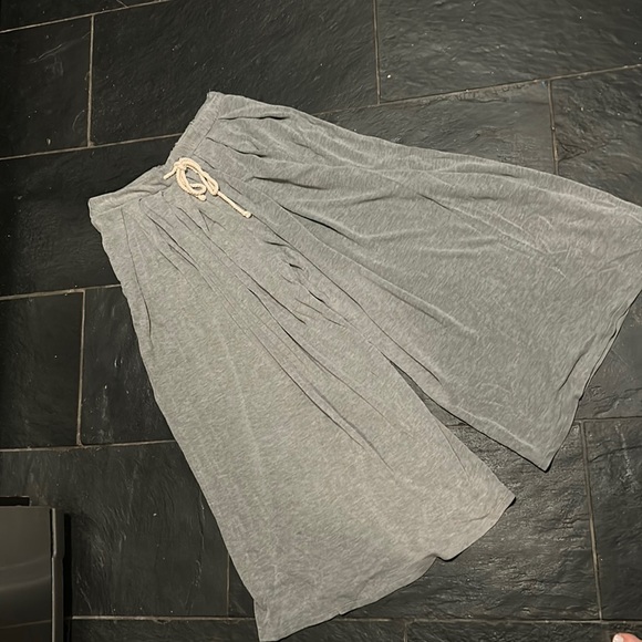 Beautiful free people wide leg pants with rope drawstring - Picture 1 of 1